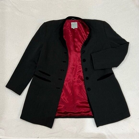 Gaisberger Vintage Black Loden Austrian Coat Size 44 - Picture 5 of 15